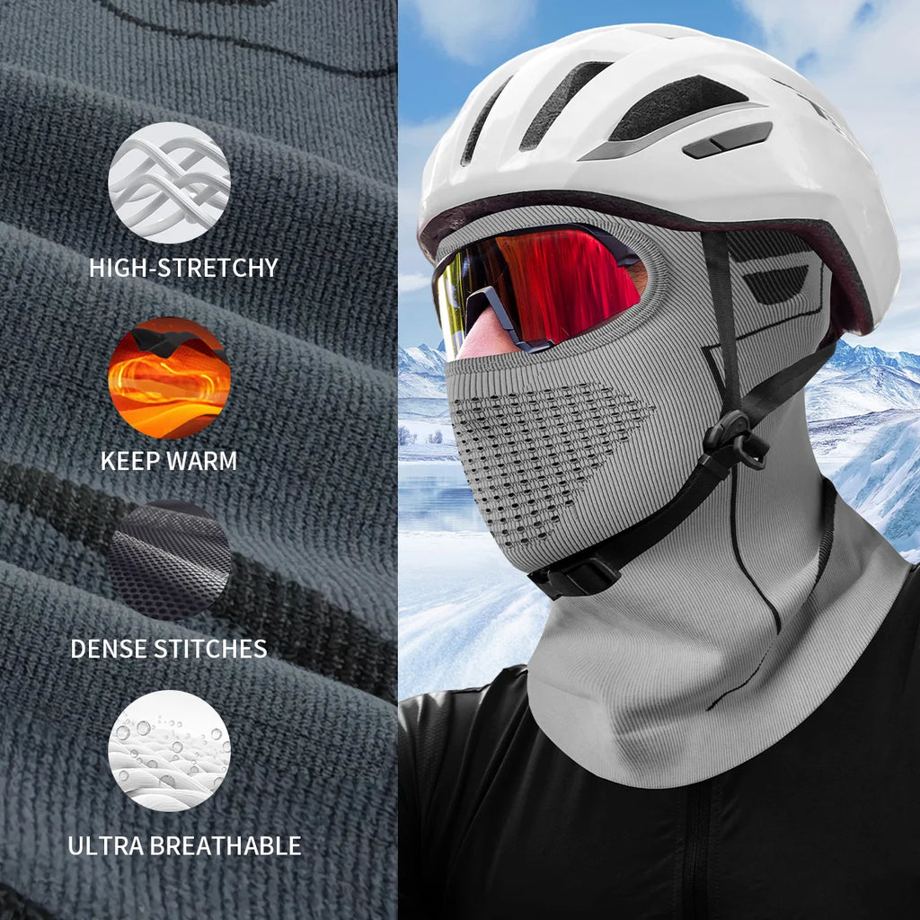 Balaclava Face Mask for Motorcycling, Winter Ski Mask for Men Women, High Stretchy Full Head Balaclava under Helmet Cold Weather